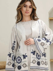 Printed 3 Piece Coat Set