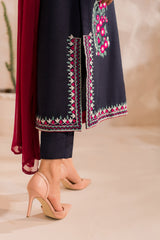 3 Pcs Embroidered - MP010