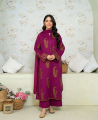 3 Pcs Embroidered MP012