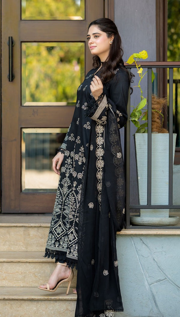 3 Pcs Embroidered - MP-011
