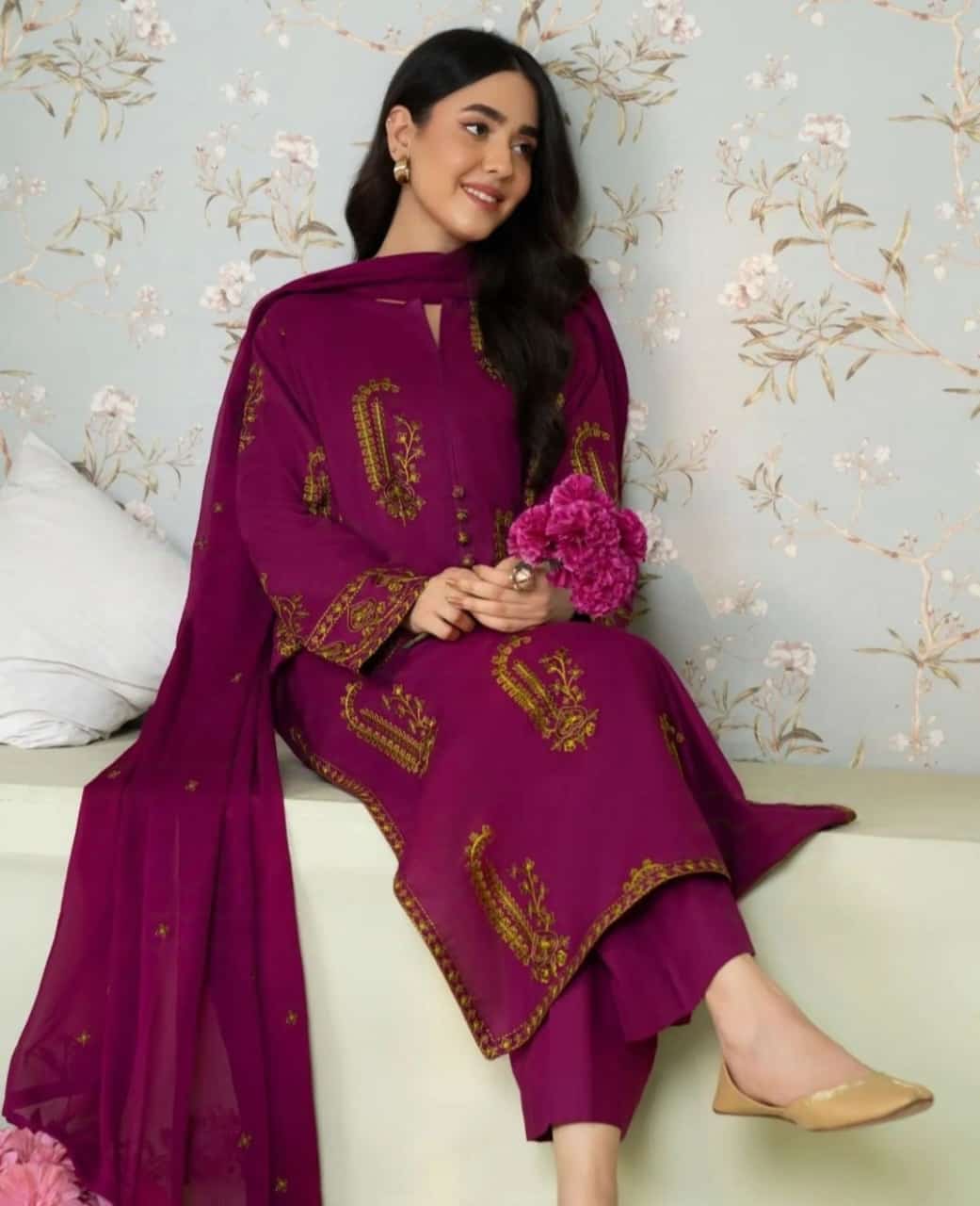 3 Pcs Embroidered MP012